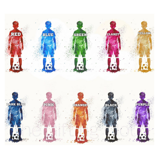 Botellas Personalizadas de Fútbol 400ml | Diseño Niño y Niña Futbolista