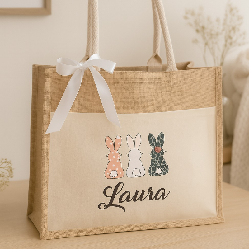 Bolsa de Yute y algodón  Personalizada , Eco & Original