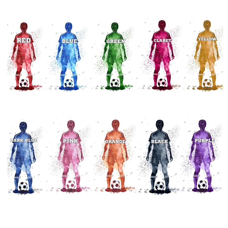 Botellas Personalizadas de Fútbol 400ml | Diseño Niño y Niña Futbolista