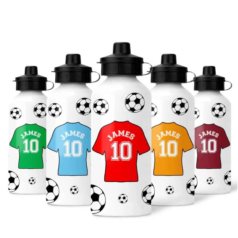 Botellas Personalizadas 400ml – Estilo Fútbol ⚽