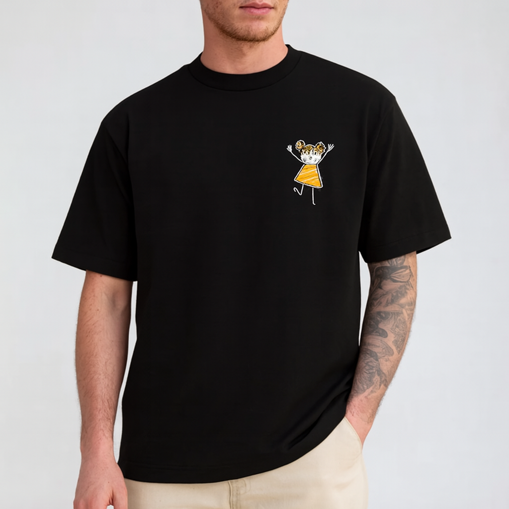 👕✨ Camiseta Personalizada con Dibujo Infantil – El Regalo Más Único y Especial