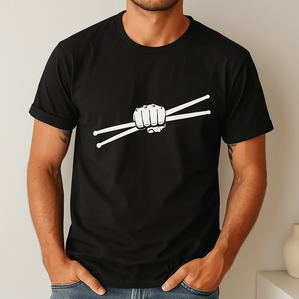Camiseta para Hombre – Diseño Baterista