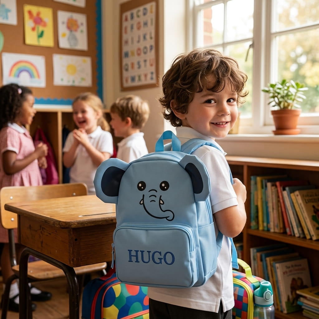 Pack Vuelta al Cole Personalizado | Mochila Animal+ Botella con Nombre