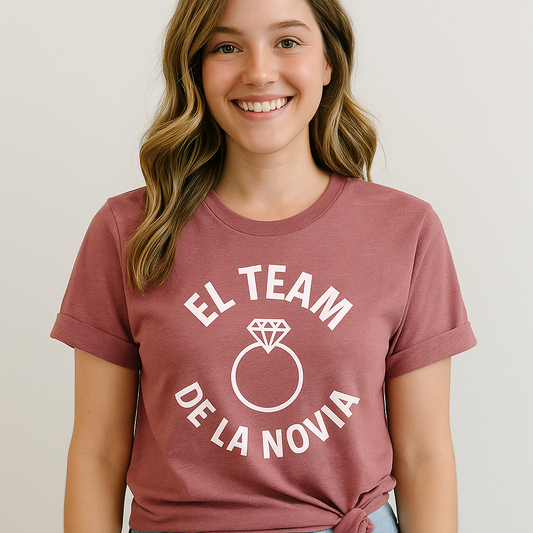 👰✨ Camisetas Personalizadas para Despedidas de Soltera – El Team de la Novia más divertido
