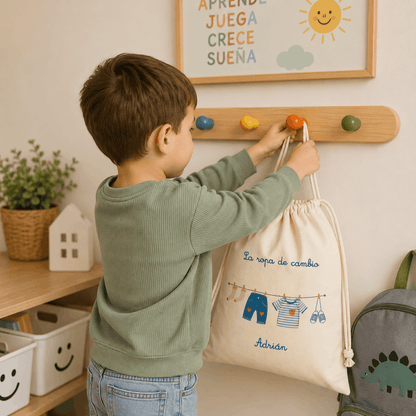 Bolsa Personalizada para Ropa de Cambio Infantil