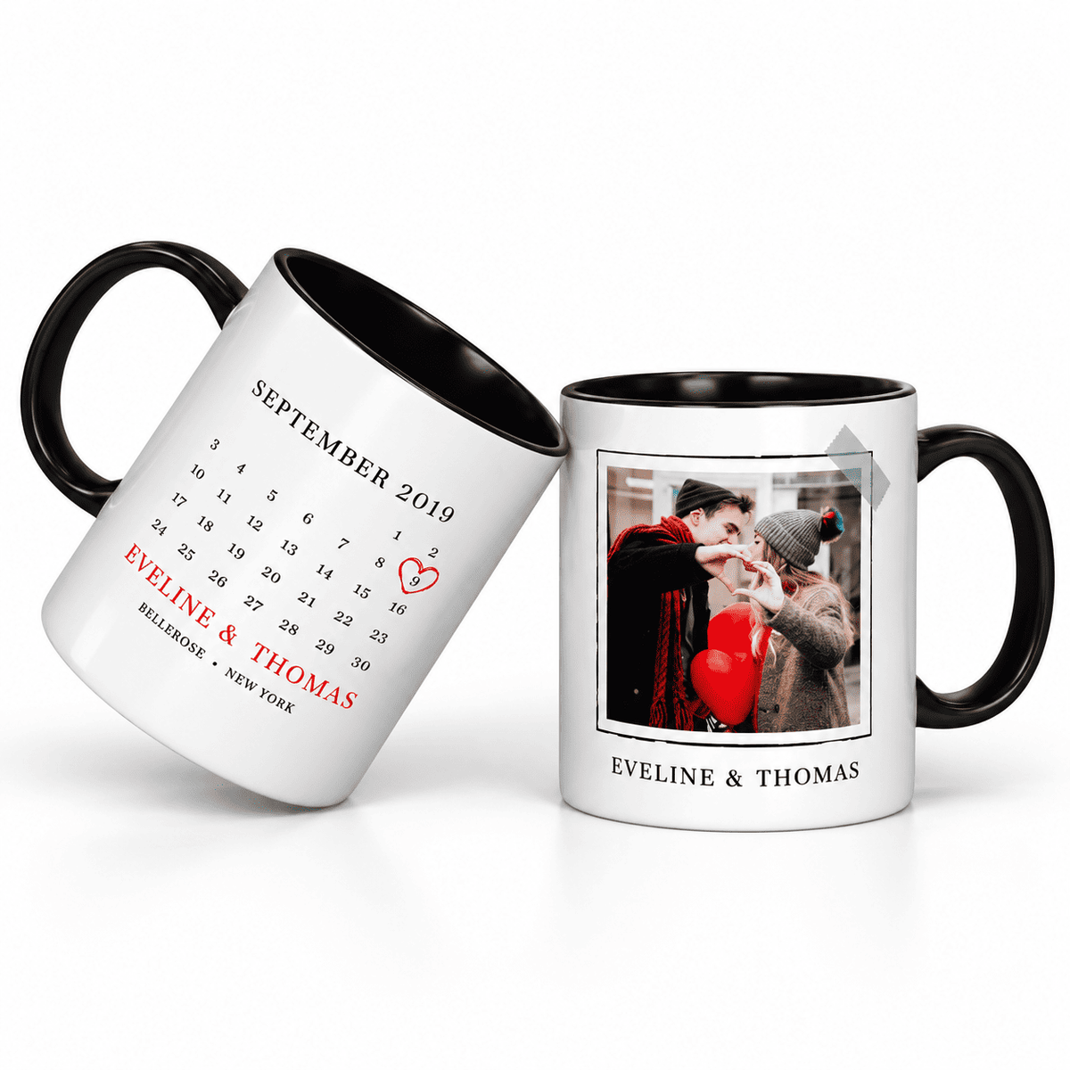 Taza Personalizada con Foto y Calendario