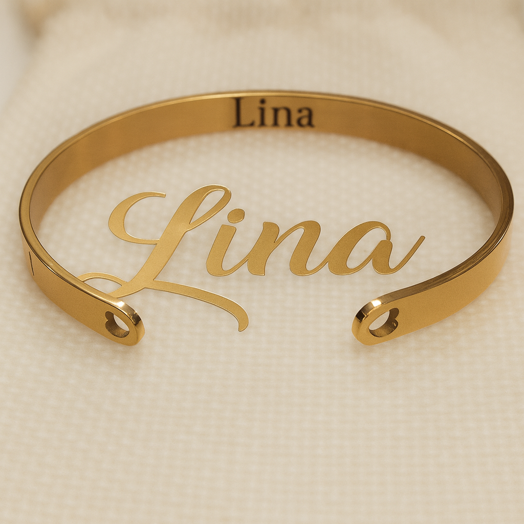 ✨ Pulsera Personalizada Grabada a Láser – Regalo con Significado y Estilo