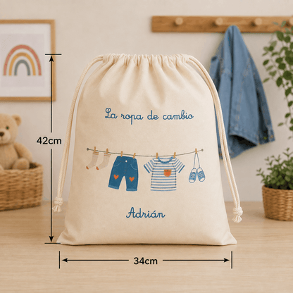 Bolsa Personalizada para Ropa de Cambio Infantil