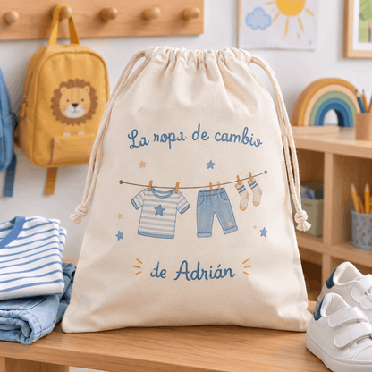 Bolsa Personalizada para Ropa de Cambio Infantil
